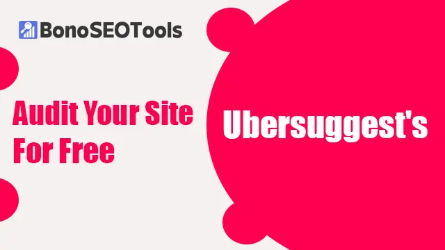 Ubersuggest's Site Audit